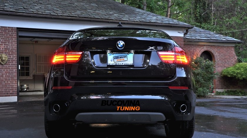 STOPURI LED BMW X6 DUPA 2008 LCI LOOK