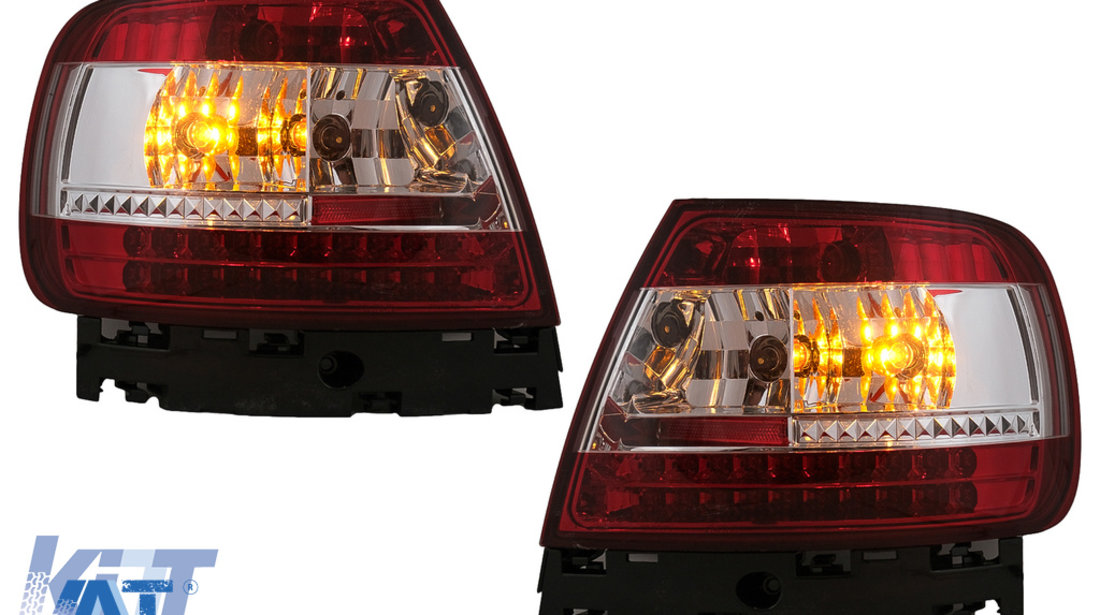 Stopuri LED compatibil cu Audi A4 B5 8D (1994-2000) Limousine Rosu Clar