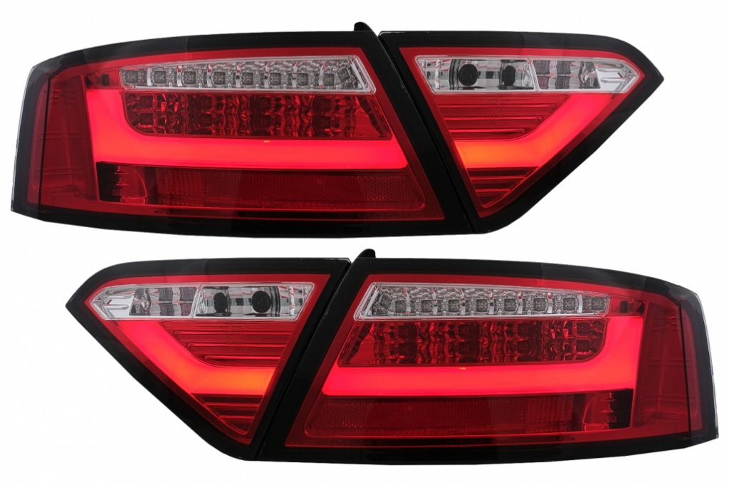 Stopuri LED compatibil cu Audi A5 8T Coupe Cabrio Sportback (2007-2009) Rosu Clar TLAUA58T