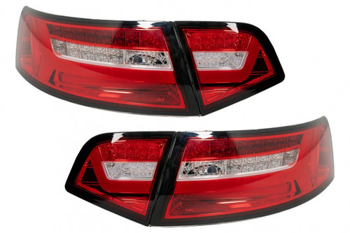 Stopuri LED compatibil cu Audi A6 4F2 C6 Sedan (2008-2011) Facelift Design Semnalizare Secventiala T...