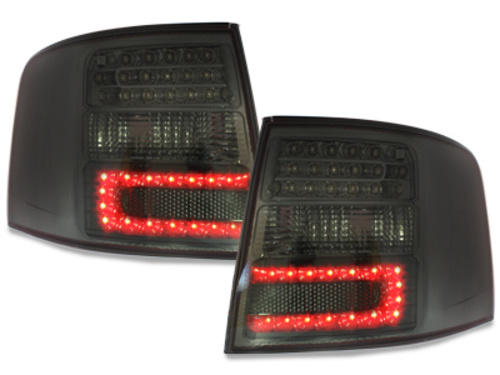 Stopuri LED compatibil cu AUDI A6 Avant 4B 12.97-01.05 fumuriu RA15DLSL