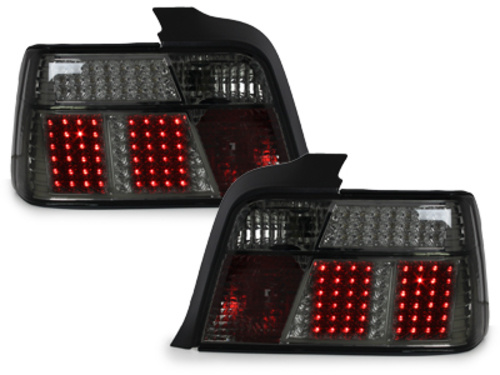Stopuri LED compatibil cu BMW E36 Lim.cu LED-semnal fumuriu RB01DLS