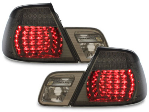 Stopuri LED compatibil cu BMW E46 Cabrio 00-07 fumuriu 4usi RB20CLS