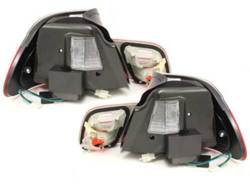 Stopuri LED compatibil cu BMW E46 Cabrio (2000-2005) Rosu/Fumuriu RB20CLRS