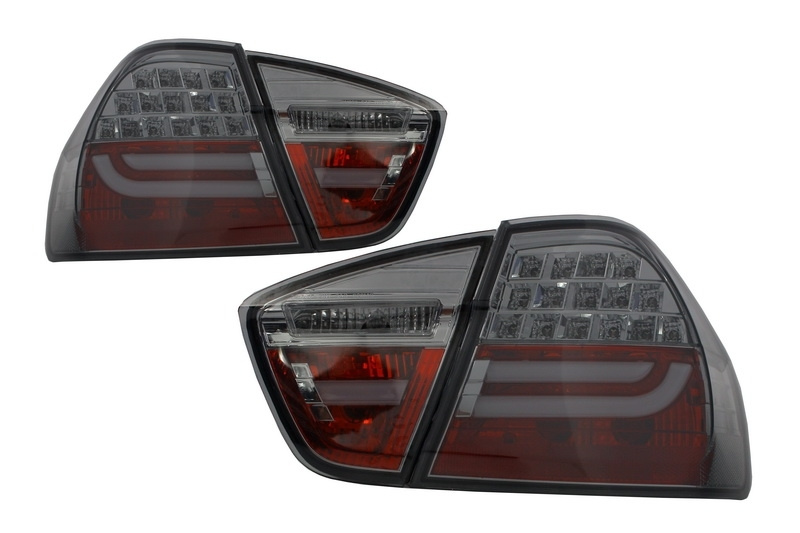 Stopuri LED compatibil cu BMW E90 Seria 3 Limuzina (2005-2008) Fumuriu LDBMC9