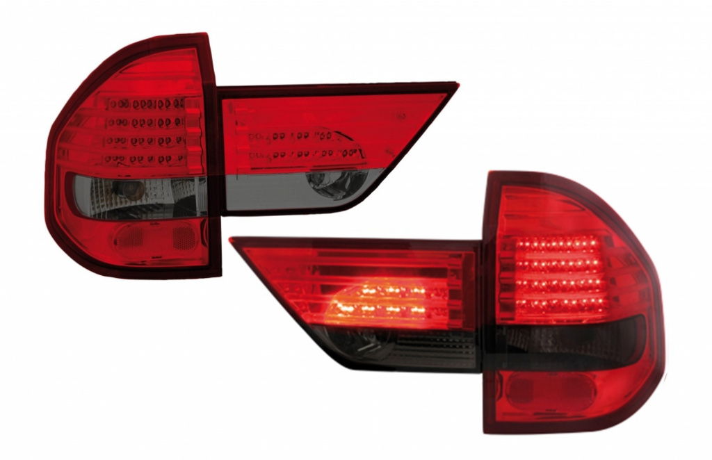 Stopuri LED compatibil cu BMW X3 E83 (01.2004-08.2006) Rosu Fumuriu RB33ELRS