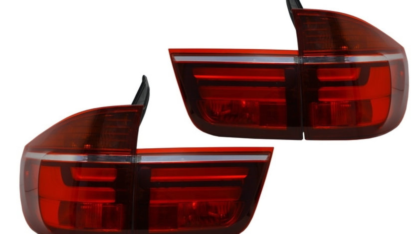 Stopuri LED compatibil cu BMW X5 E70 (2007-2010) Light Bar LCI Facelift Look TLBME70