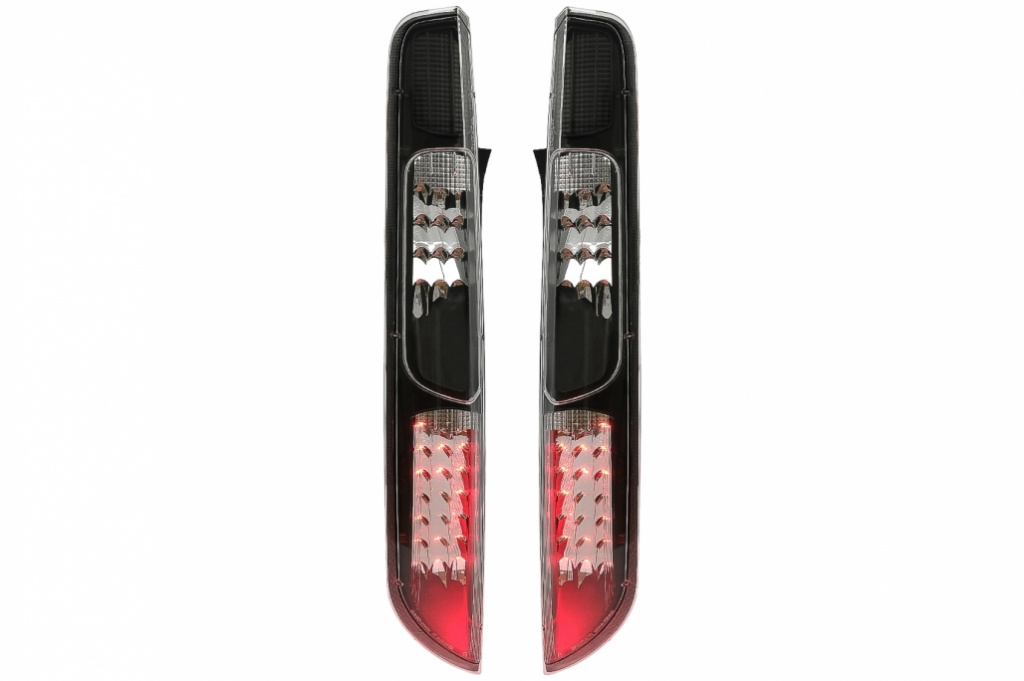 Stopuri LED compatibil cu Ford Focus MK2 Hatchback (2008-2011) Negru TLFOF2B