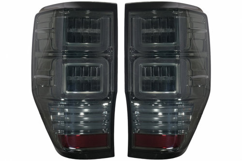 Stopuri LED compatibil cu Ford Ranger (2012-2018) Geam Fumuriu cu Semnal Dinamic TLFRNGT6S