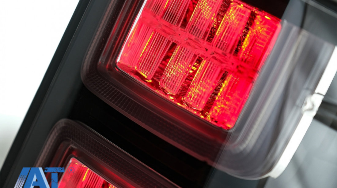 Stopuri LED compatibil cu Ford Ranger (2012-2018) Geam Fumuriu cu Semnal Dinamic