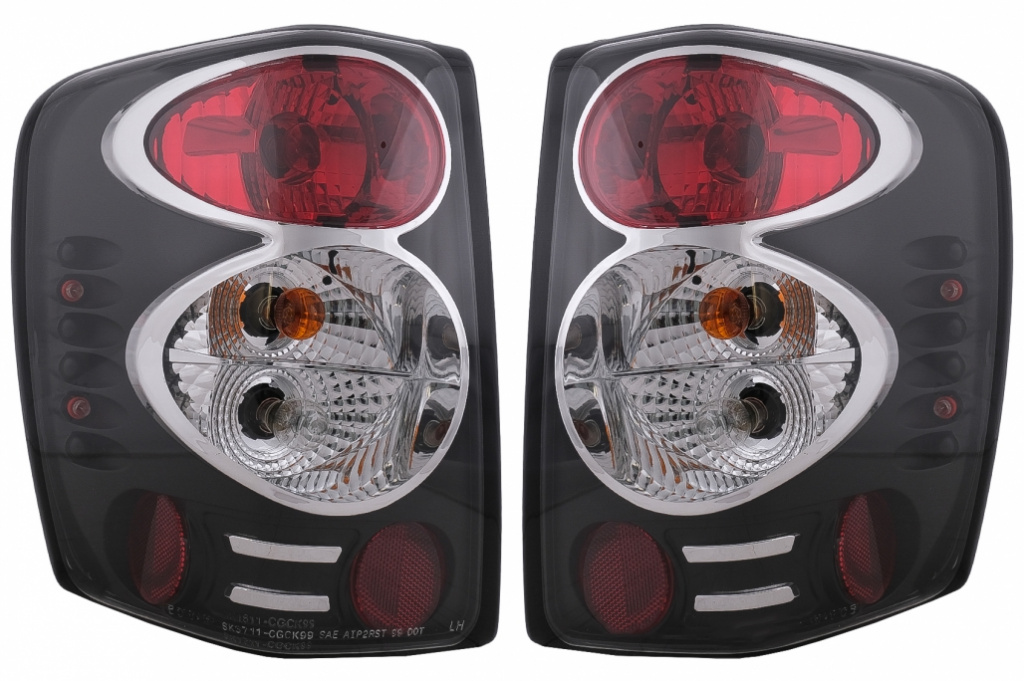 Stopuri LED compatibil cu JEEP Grand Cherokee WJ (1999-05.2005) Negru TLJEGC2B