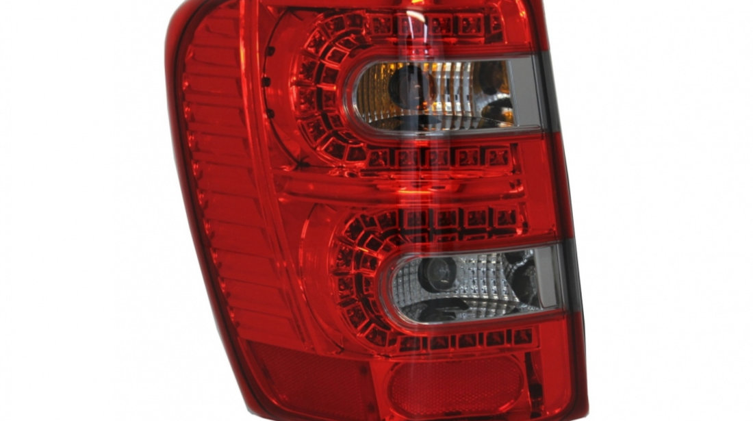 Stopuri LED compatibil cu JEEP Grand Cherokee (1999-05.2005) Rosu Fumuriu TLJEGC2