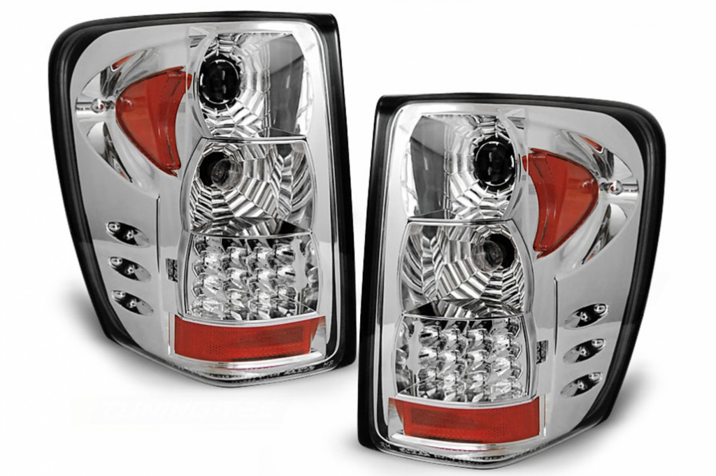 Stopuri LED compatibil cu JEEP Grand Cherokee (1999-05.2005) Crom TLJEGCC