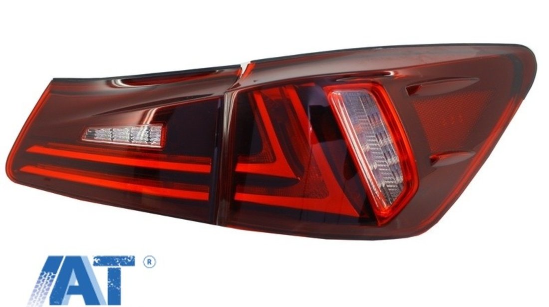 Stopuri LED compatibil cu LEXUS IS XE20 (2005-2012) Light Bar Facelift New XE30 Design Rosu Clar