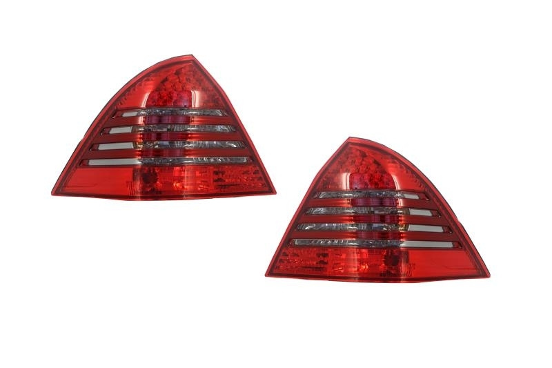 Stopuri LED compatibil cu MERCEDES Benz W203 C-Class 2000-2007 Rosu/Fumuriu 1671990