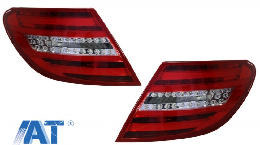 Stopuri LED compatibil cu Mercedes C-Class W204 (2007-2012) LED Light Bar Facelift Design