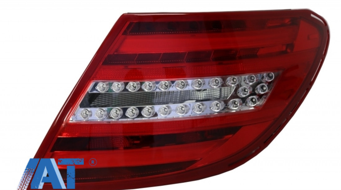 Stopuri LED compatibil cu Mercedes C-Class W204 (2007-2012) LED Light Bar Facelift Design