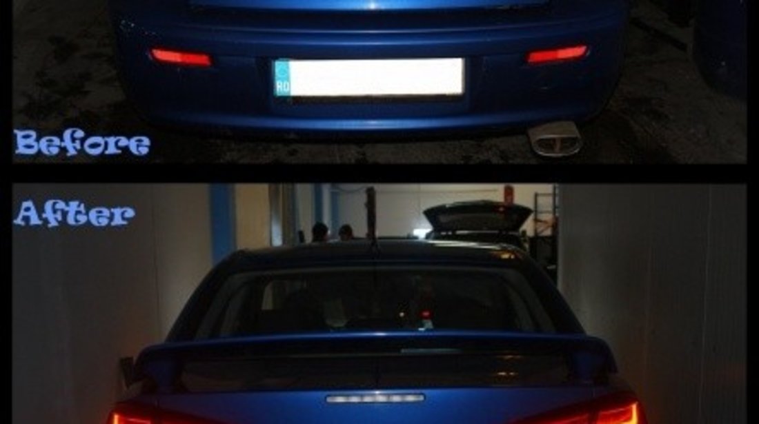 Stopuri LED compatibil cu MITSUBISHI Lancer (2008+) / EVO X (2008+) Semnal Dinamic