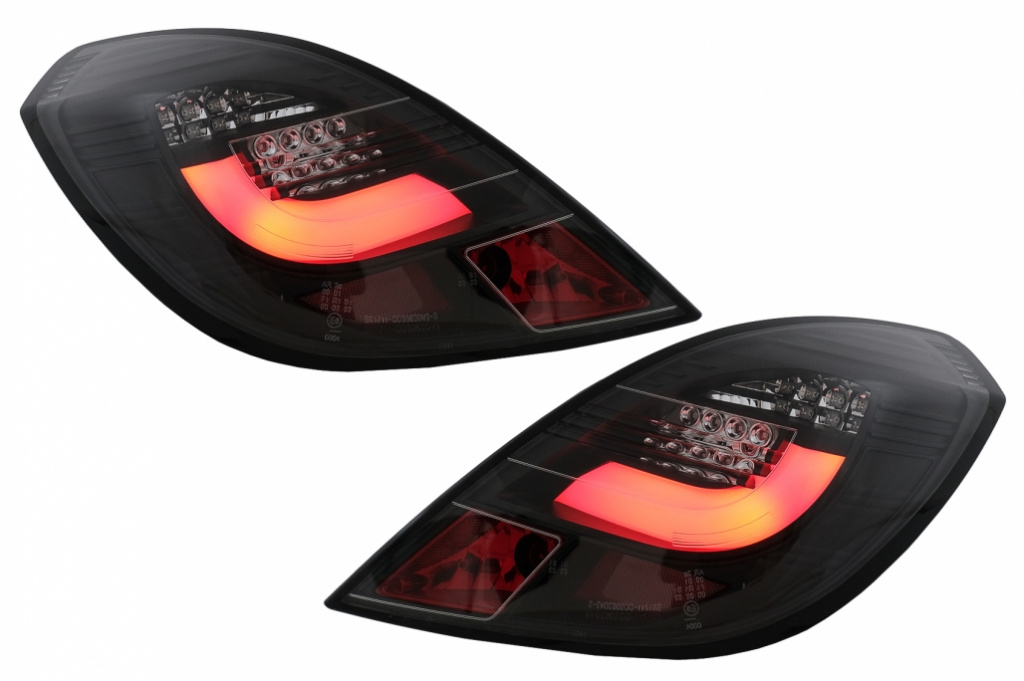 Stopuri LED compatibil cu Opel Corsa D Hatchback (04.2006-2014) Negru TLOPCDBLED