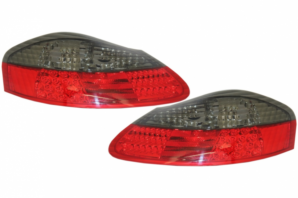 Stopuri LED compatibil cu PORSCHE Boxster (1996-2004) Rosu Fumuriu TLPOBORS