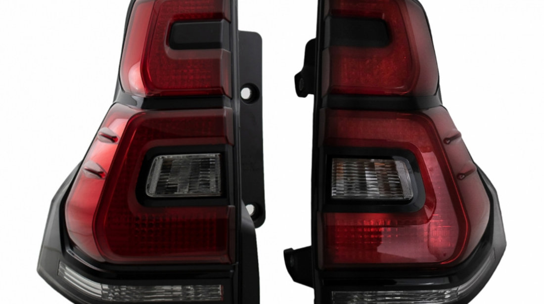 Stopuri LED compatibil cu Toyota Land Cruiser FJ150 Prado (2010-2018) LED Light Bar (2018+) Design TLTOPFJ150VX