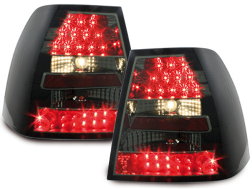 Stopuri LED compatibil cu VW Bora 99-05_negru/fumuriu- RV07LLBS