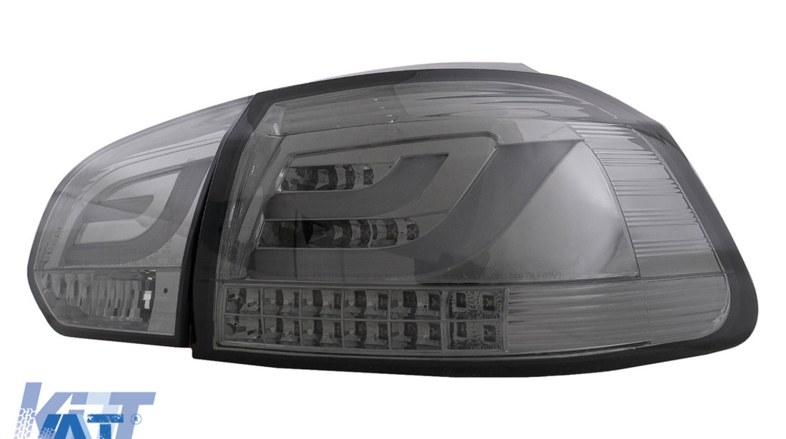 Stopuri LED compatibil cu VW Golf 6 VI (2008-2013) Tube Light Bar Fumuriu