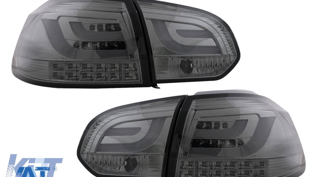 Stopuri LED compatibil cu VW Golf 6 VI (2008-2013) Tube Light Bar Fumuriu