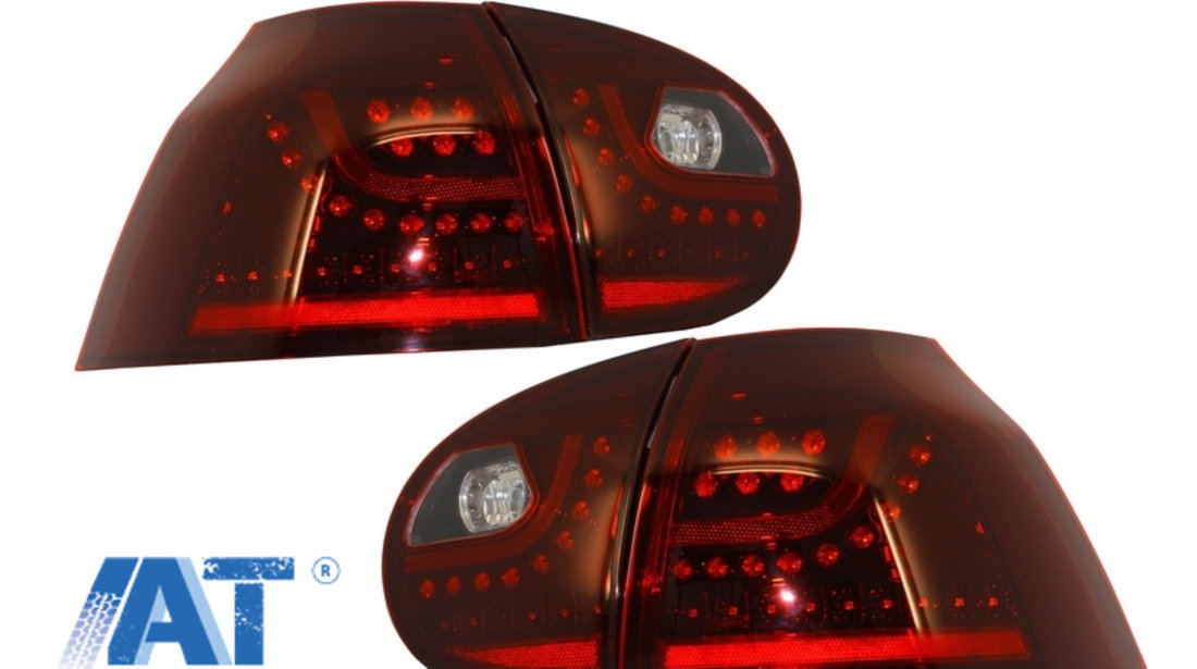 Stopuri LED compatibil cu VW Golf V 5 (2004-2009) Rosu Inchis