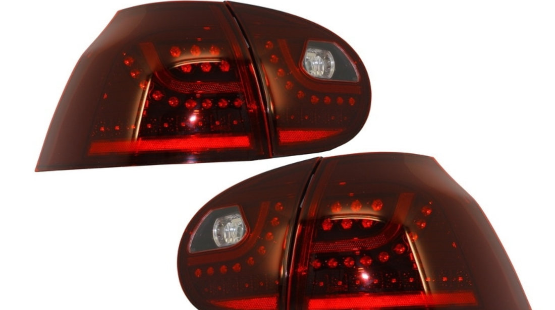 Stopuri LED compatibil cu VW Golf V 5 (2004-2009) Rosu Inchis TLVWG5R