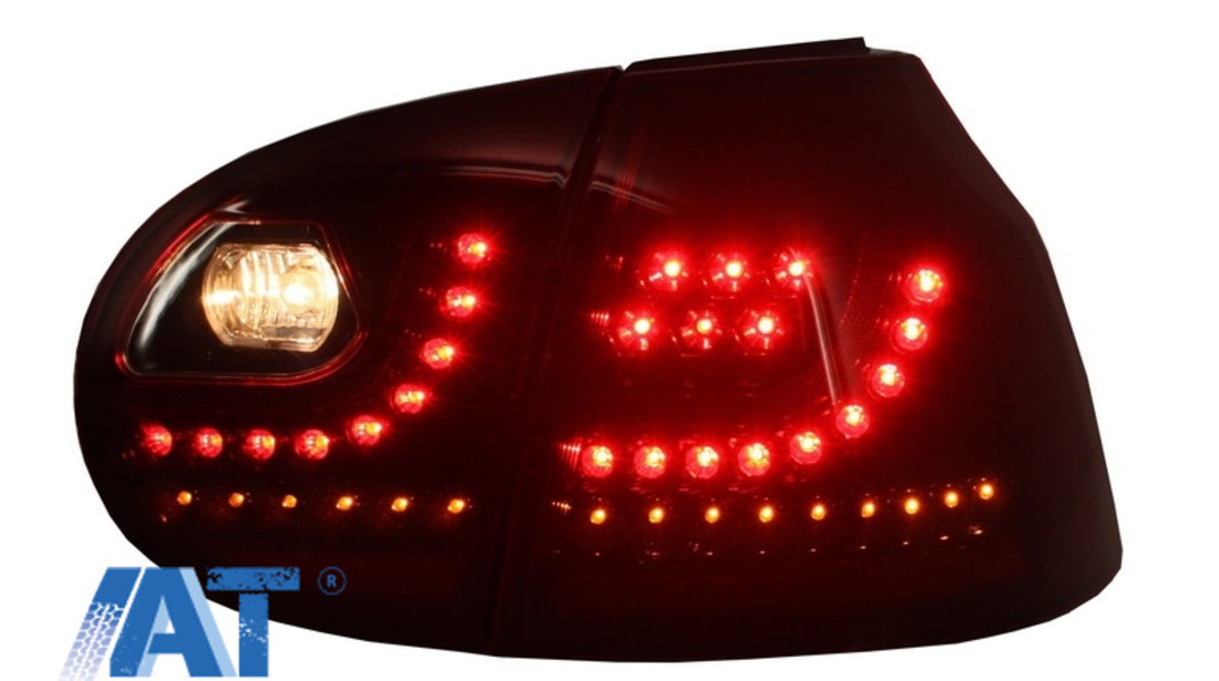 Stopuri LED compatibil cu VW Golf V 5 (2004-2009) Rosu Inchis