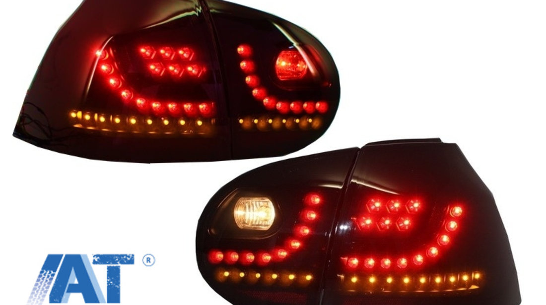 Stopuri LED compatibil cu VW Golf V 5 Fumuriu Negru Extrem Design Urban Style