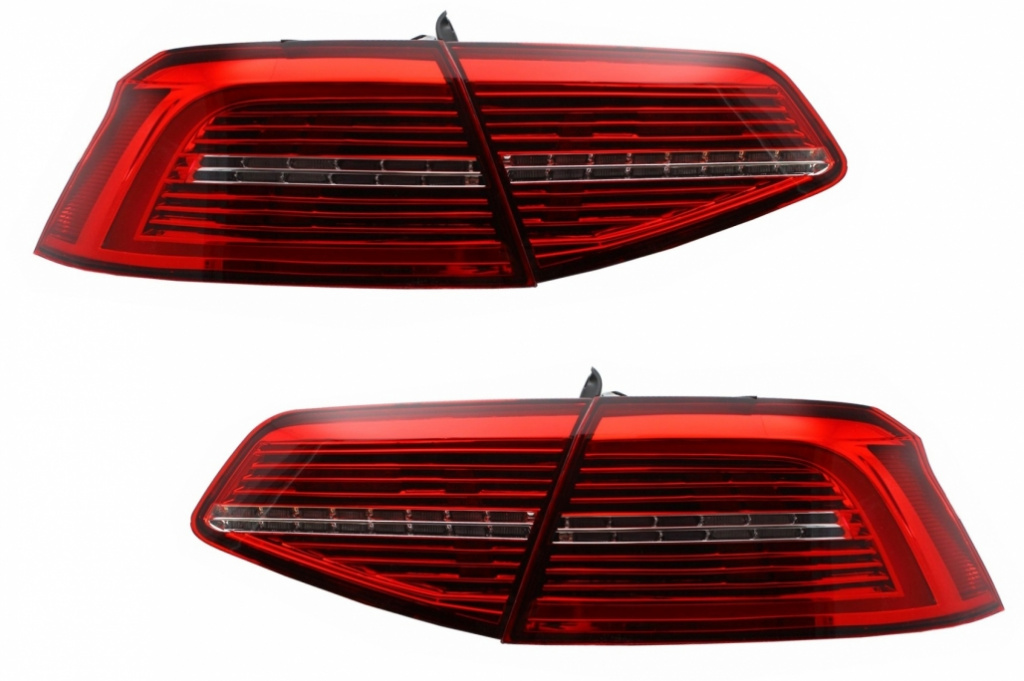Stopuri LED compatibil cu VW Passat B8 3G (2015-2019) Sedan Matrix R line cu semnal dinamic TLVWPA3G