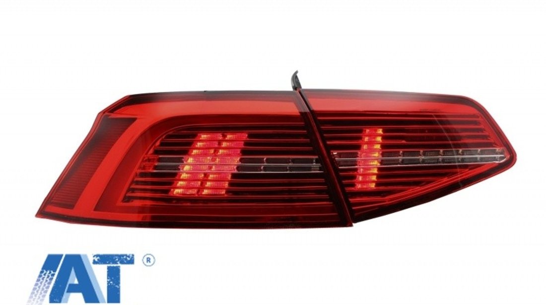 Stopuri LED compatibil cu VW Passat B8 3G (2015-2019) Sedan Matrix R line cu semnal dinamic