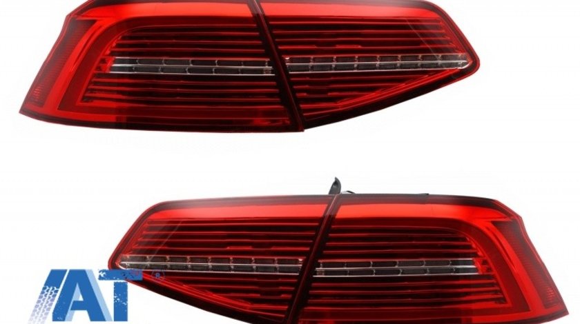 Stopuri LED compatibil cu VW Passat B8 3G (2015-2019) Sedan Matrix R line cu semnal dinamic