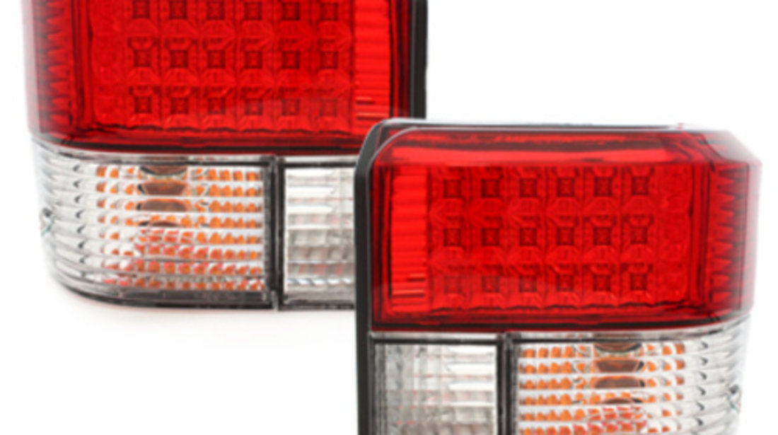 Stopuri LED compatibil cu VW T4 (1990-2003) Cristal Rosu