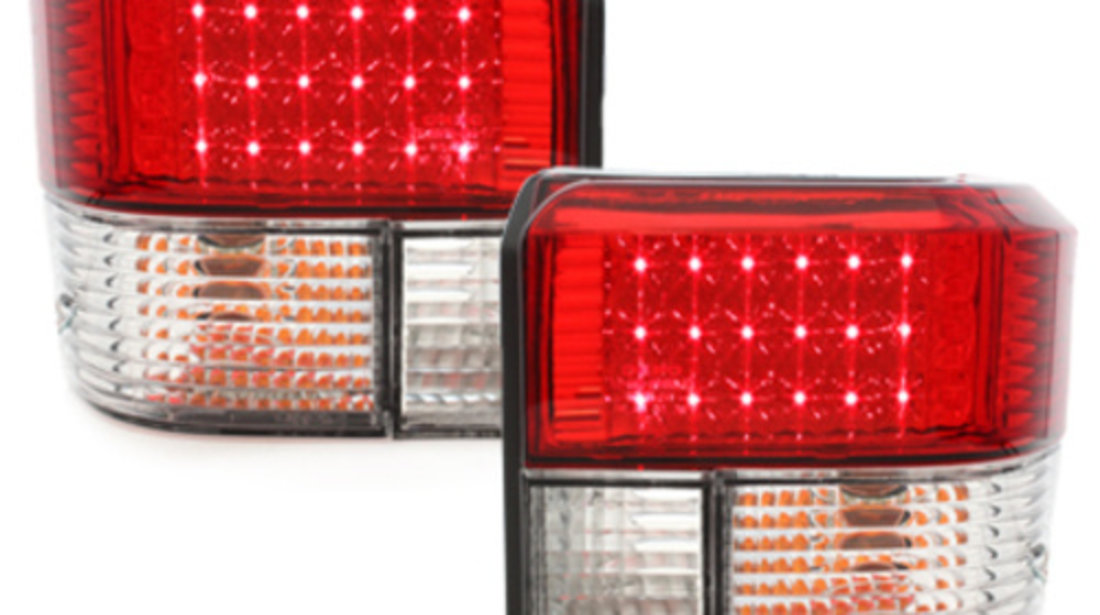 Stopuri LED compatibil cu VW T4 (1990-2003) Cristal Rosu