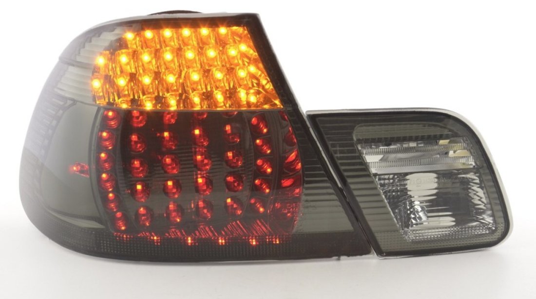 Stopuri LED compatibile cu BMW E46 Coupe Fumuriu