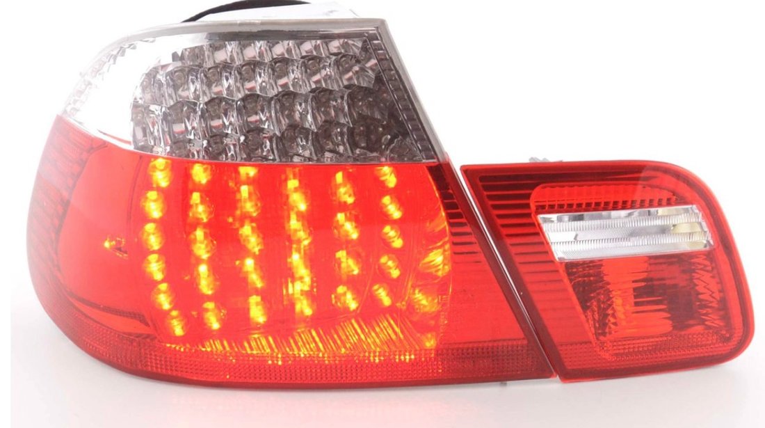 Stopuri LED compatibile cu BMW E46 Seria 3 Limousine Rosu Cristal