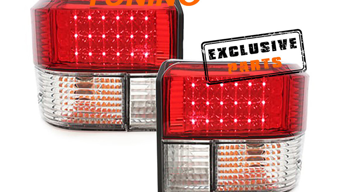 Stopuri LED compatibile cu VW T4 (90-03) Rosu Cristal