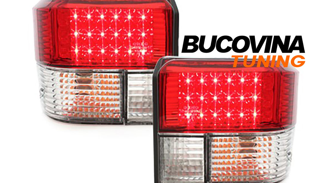 Stopuri LED compatibile cu VW T4 (90-03) Rosu Cristal