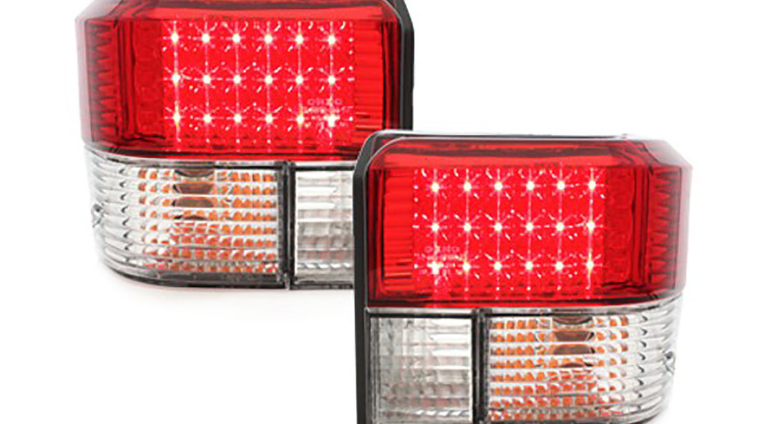 Stopuri LED compatibile cu VW T4 (90-03) Rosu Cristal