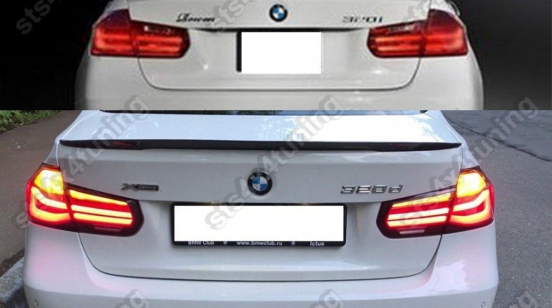 STOPURI LED CU DYNAMIC LED SEMNALIZARE BMW SERIA 3 F30 2011-2014 RD[LCI LOOK]