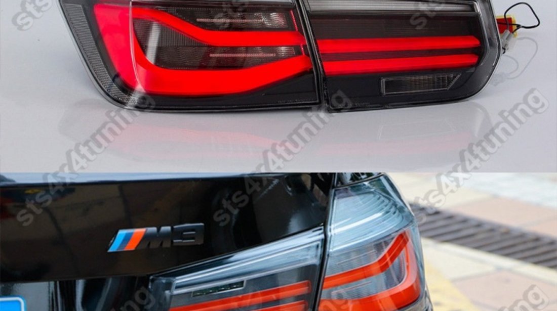 STOPURI LED CU DYNAMIC LED SEMNALIZARE BMW SERIA 3 F30 2011-2014 SMK[LCI LOOK]