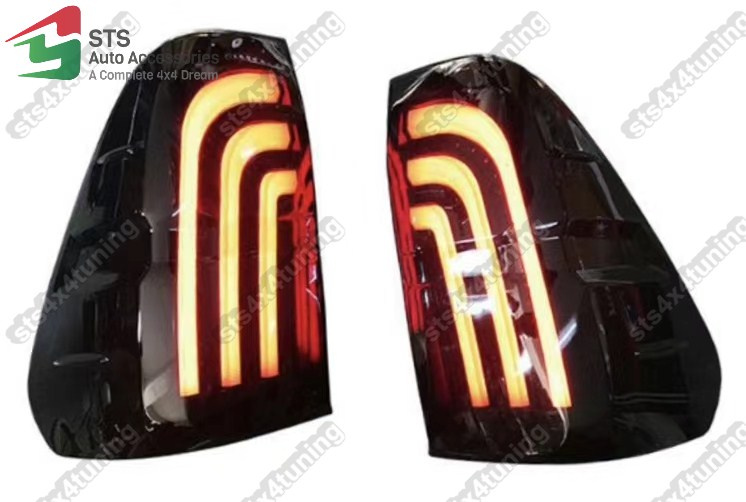 STOPURI LED CU DYNAMIC LED SEMNALIZARE TOYOTA HILUX REVO 2016-2020 BK [V7]