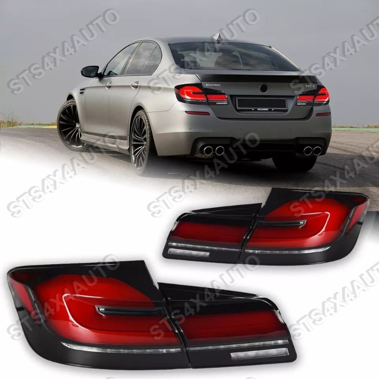 STOPURI LED CU DYNAMIC SEMNALIZARE BMW 5-SERIES F10 2011-2017 [G30 LOOK] [V1]