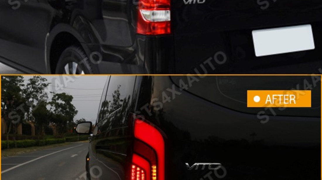 STOPURI LED CU DYNAMIC SEMNALIZARE MERCEDES VITO W447 V-CLASS RS [V3]