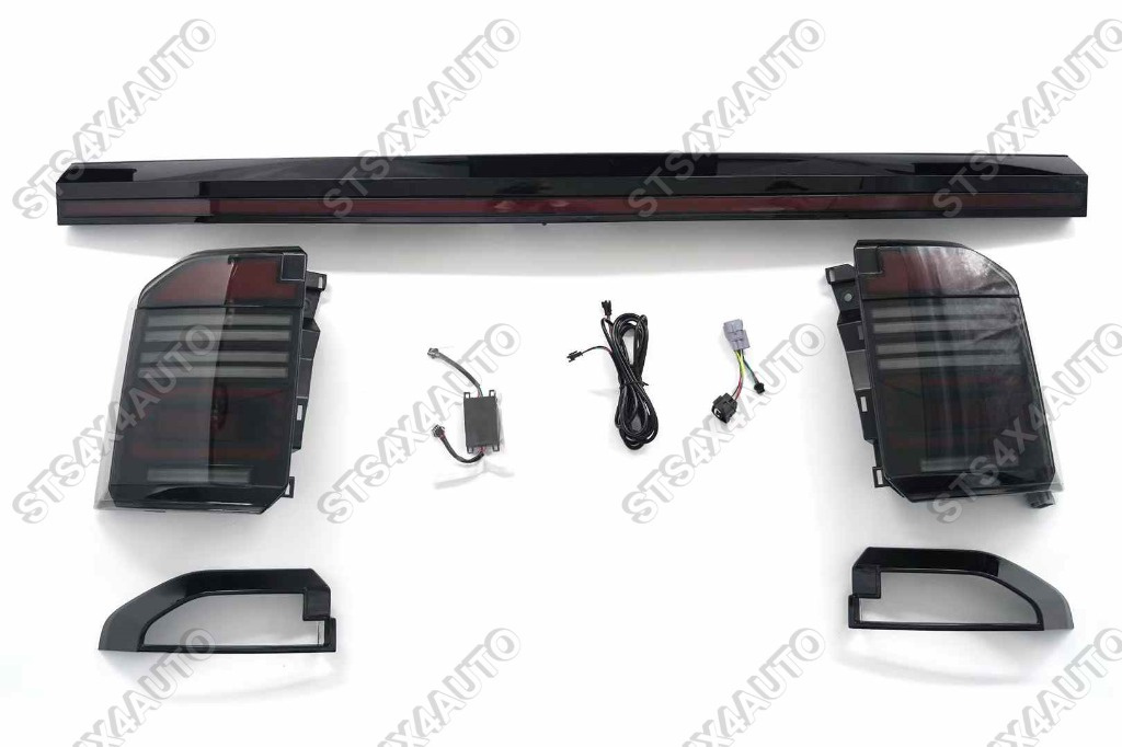 STOPURI LED CU DYNAMIC SEMNALIZARE+ORNAMENT OBLON CU LED PENTRU LAND CRUISER PRADO FJ250 LC250 2024+ SK[V1]