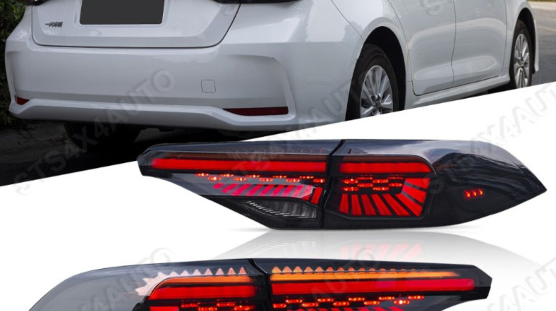 STOPURI LED CU DYNAMIC SEMNALIZARE TOYOTA COROLLA SEDAN 2019-2021 SMK [V1]