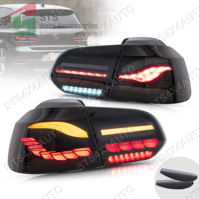 STOPURI LED CU DYNAMIC SEMNALIZARE VW Golf 6 2008-2013 SMK [M4 STYLE]